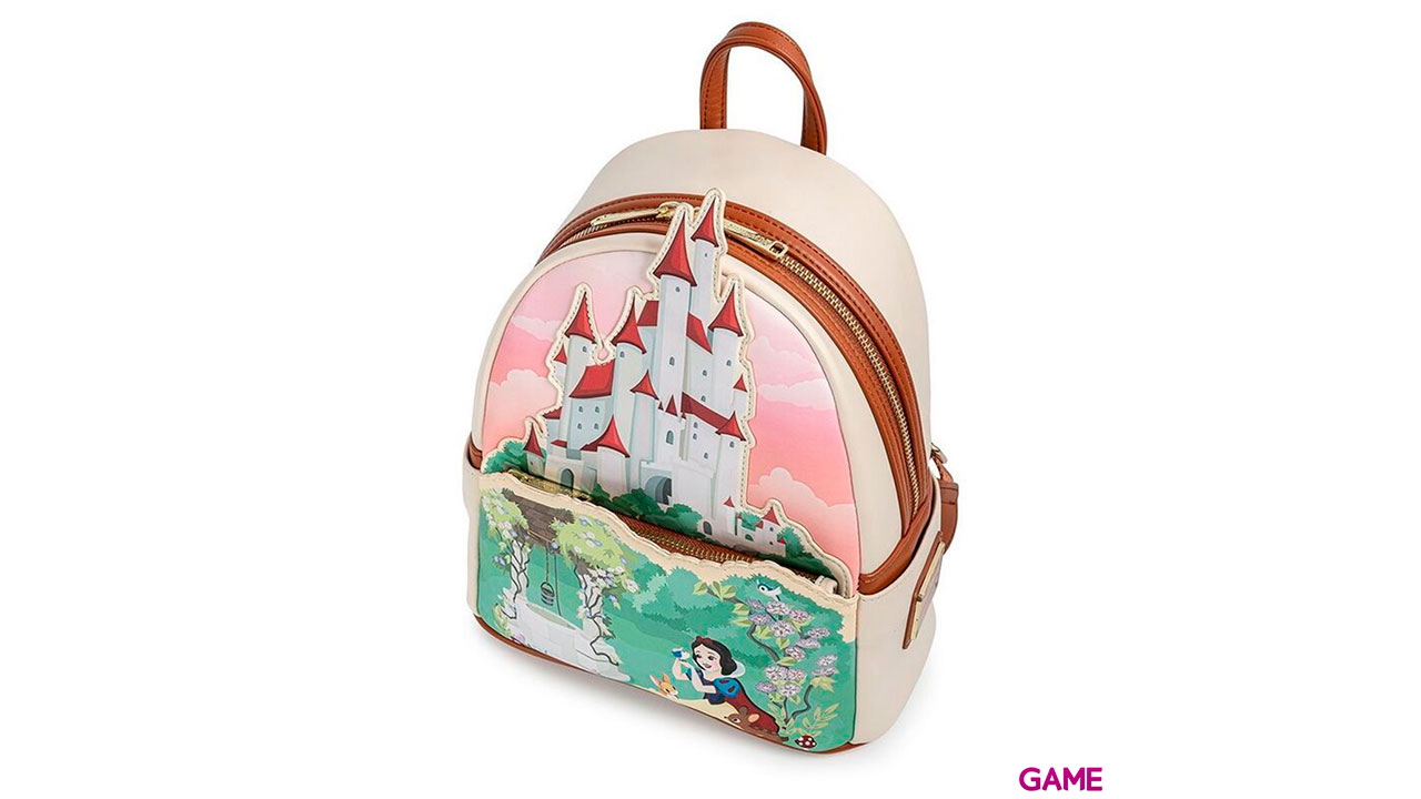LoungeFly Castillo Blancanieves Disney 26cm - Mochila-5