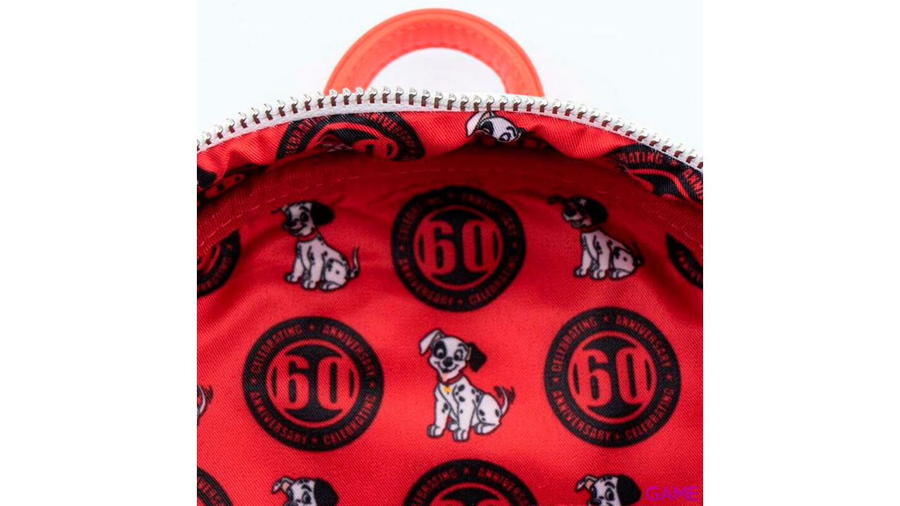LoungeFly Cosplay 101 Dalmatas 60 Aniversario Disney 26cm - Mochila-3