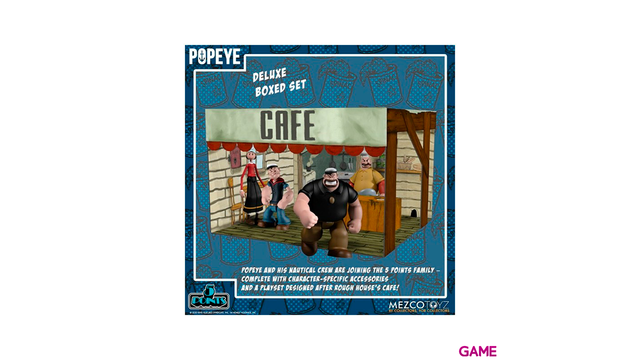 Set 4 figuras Popeye 10cm-1