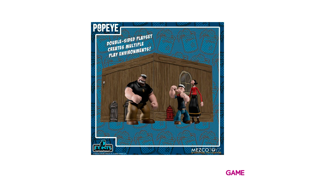 Set 4 figuras Popeye 10cm-4