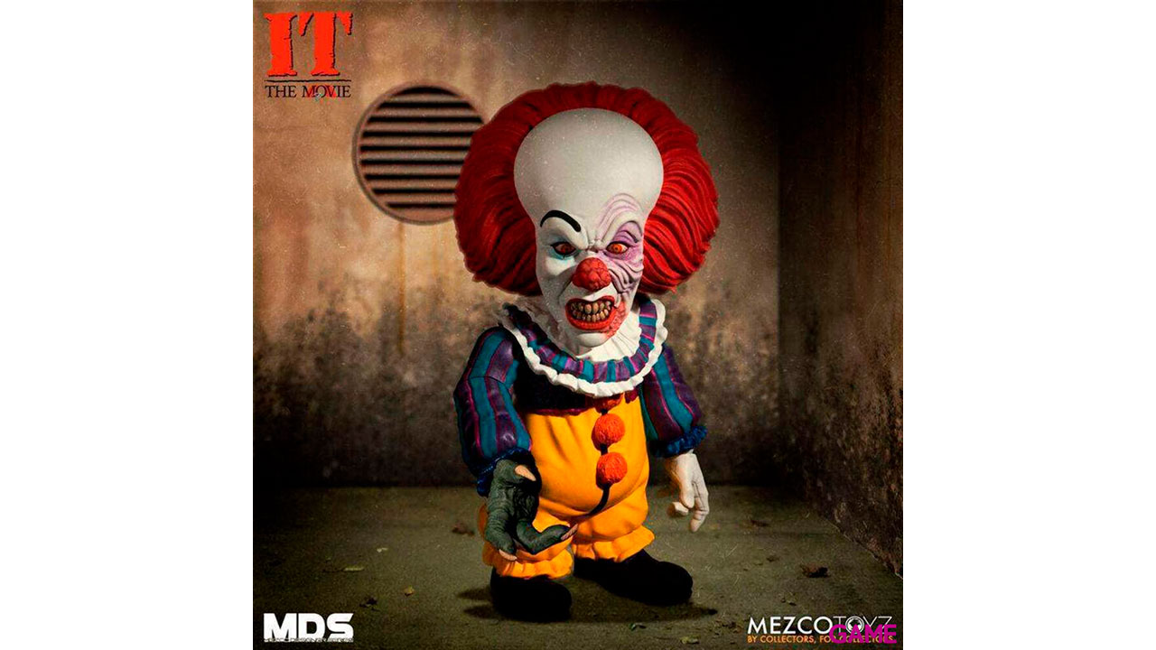 Figura MDS Deluxe Pennywise Stephen King It 1990 15cm-2