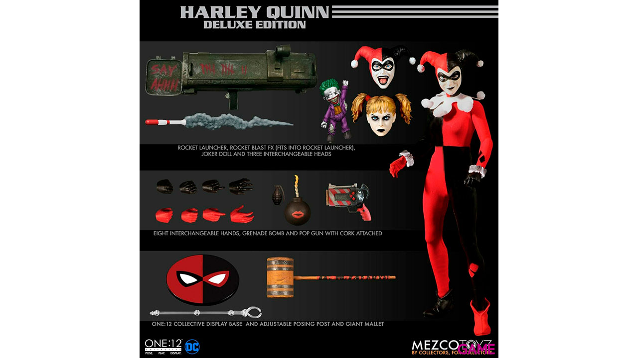 Figura articulada Harley Quinn The One 12 Collective Deluxe DC Comics 16cm-8