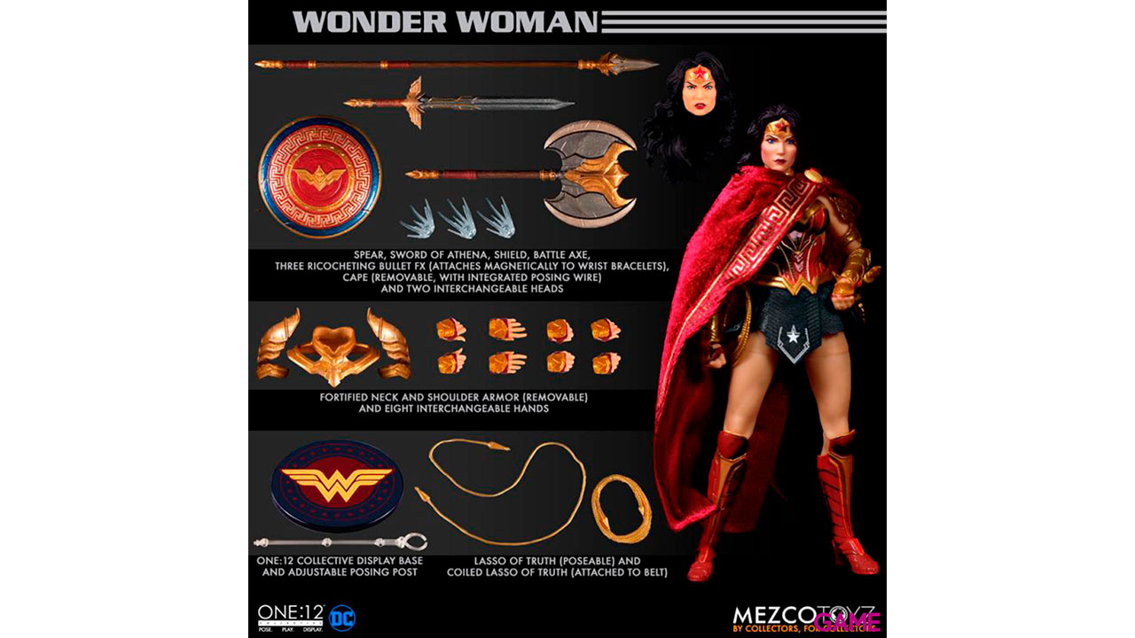Figura articulada Wonder Woman DC Comics 17cm-7