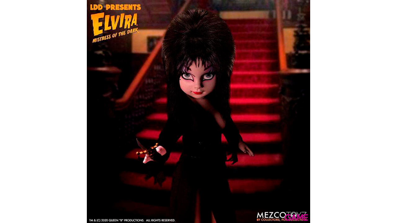 Figura Elvira Elvira Mistress of the Dark Living Dead Dolls 25cm-1