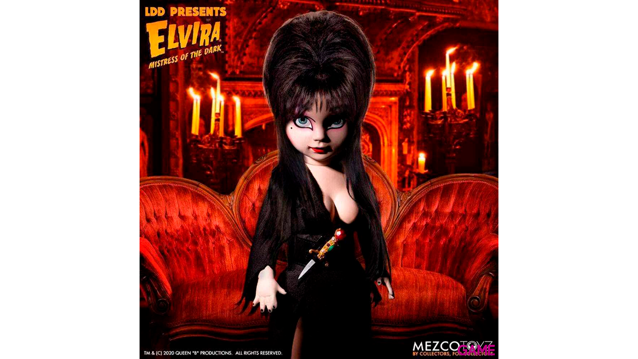 Figura Elvira Elvira Mistress of the Dark Living Dead Dolls 25cm-3
