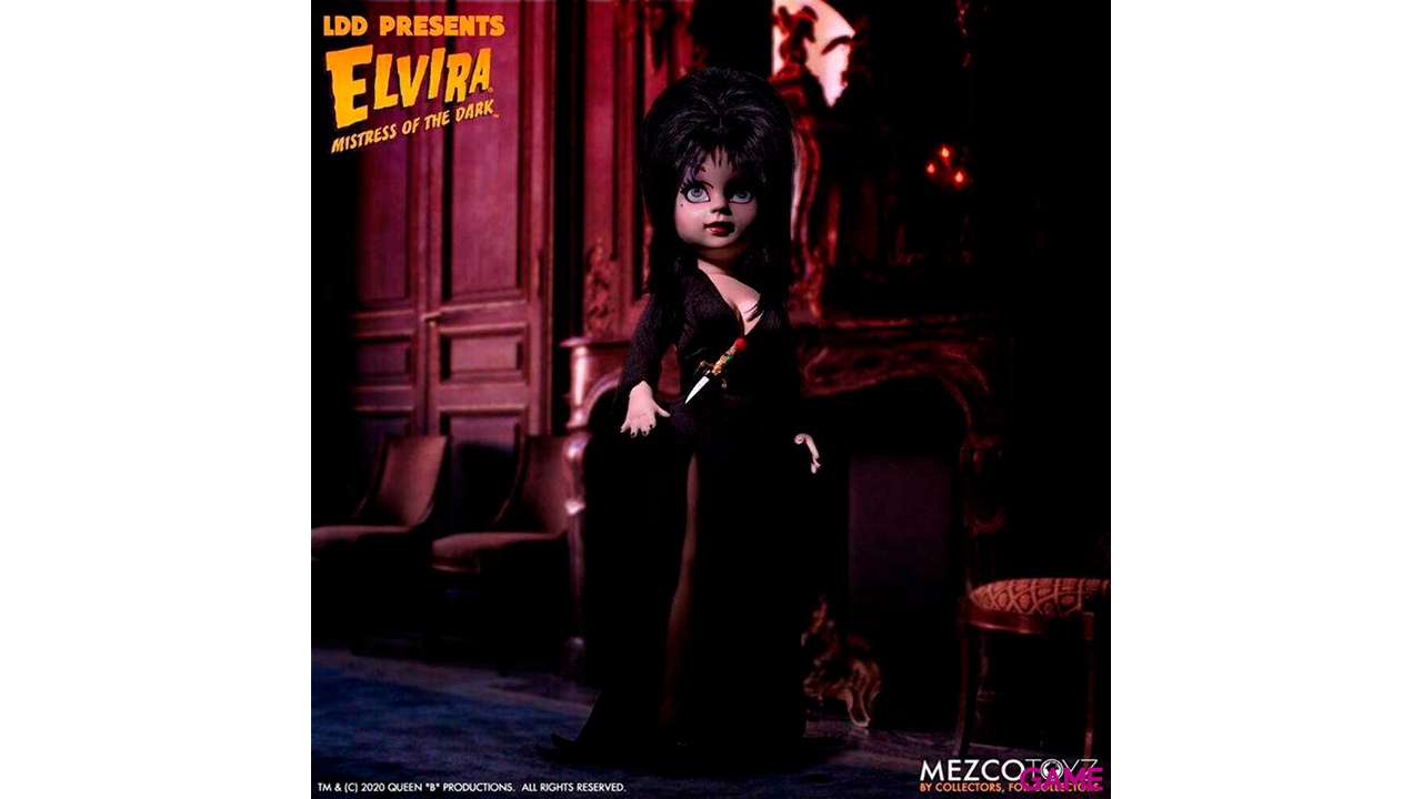 Figura Elvira Elvira Mistress of the Dark Living Dead Dolls 25cm-4