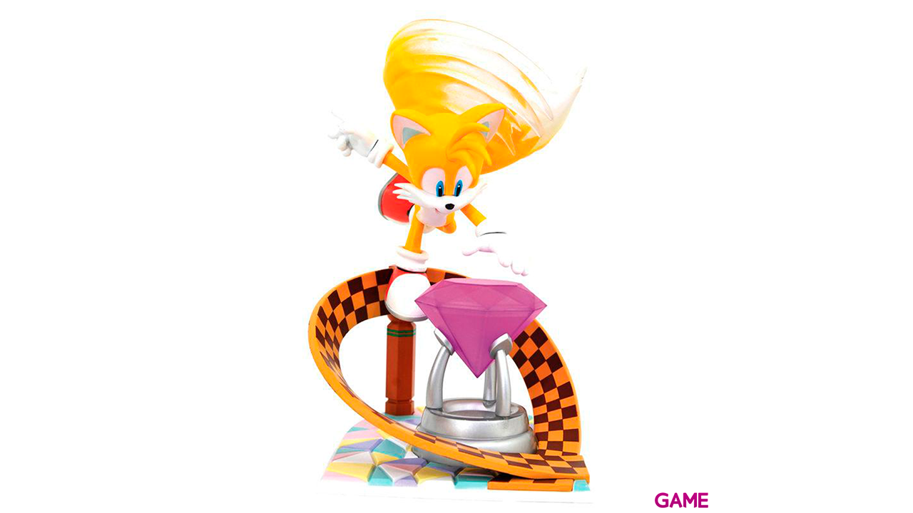 Figura diorama Tails Sonic The Hedgehog 23cm-0