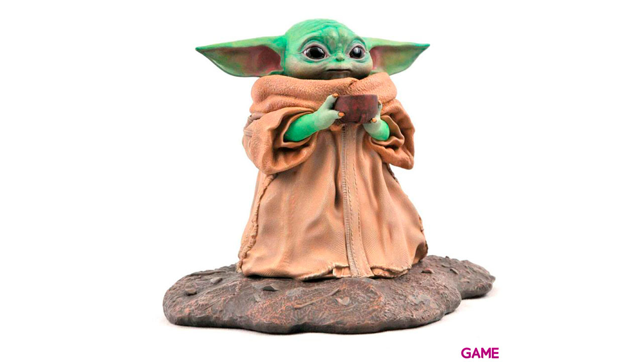 Estatua Premier Collection The Child Soup The Mandalorian Star Wars 17cm-1