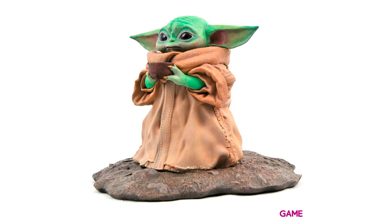 Estatua Premier Collection The Child Soup The Mandalorian Star Wars 17cm-2