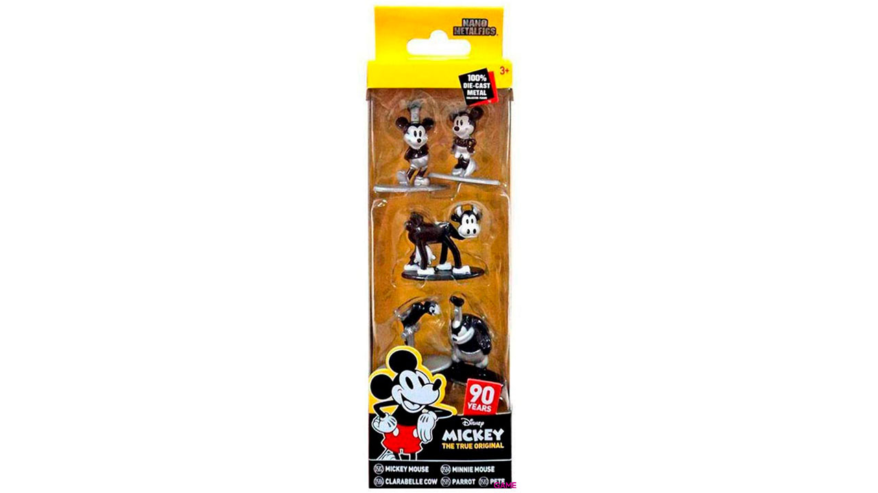 Pack 5 figuras Nano Metalfigs Mickey Disney 4cm-0