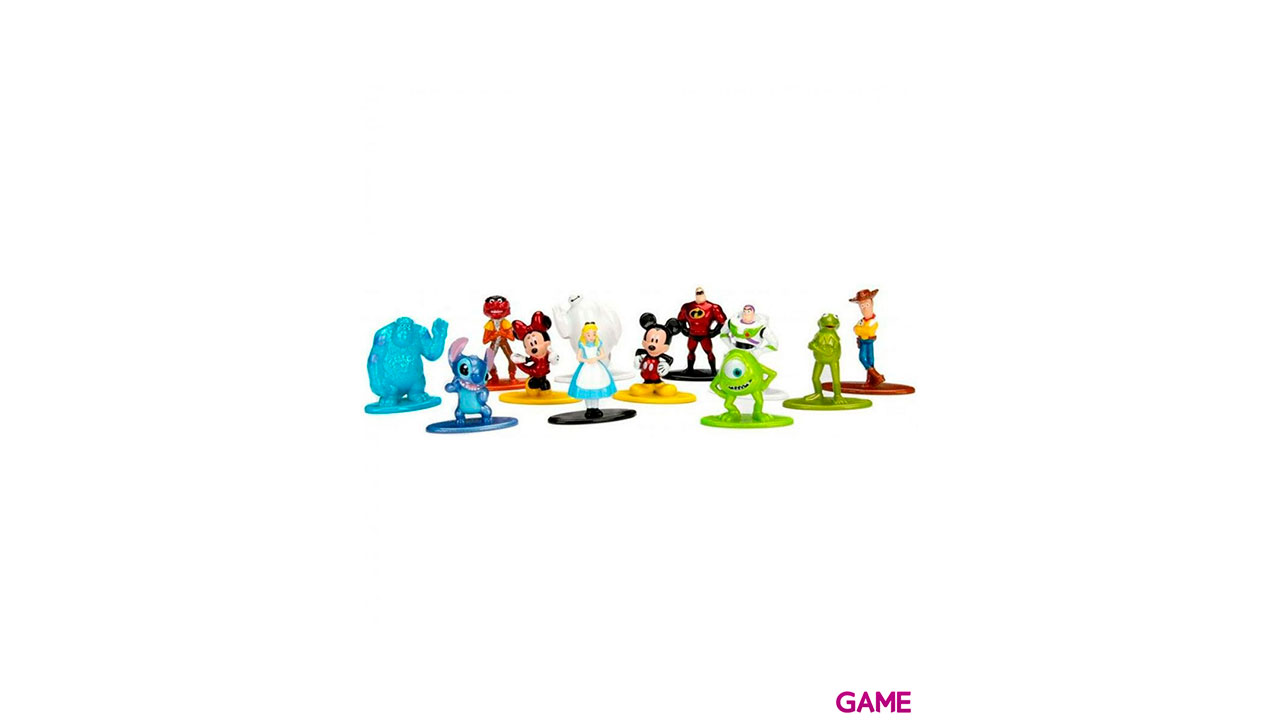 Pack 10 figuras Nano Metalfigs Disney Pixar 4cm-1