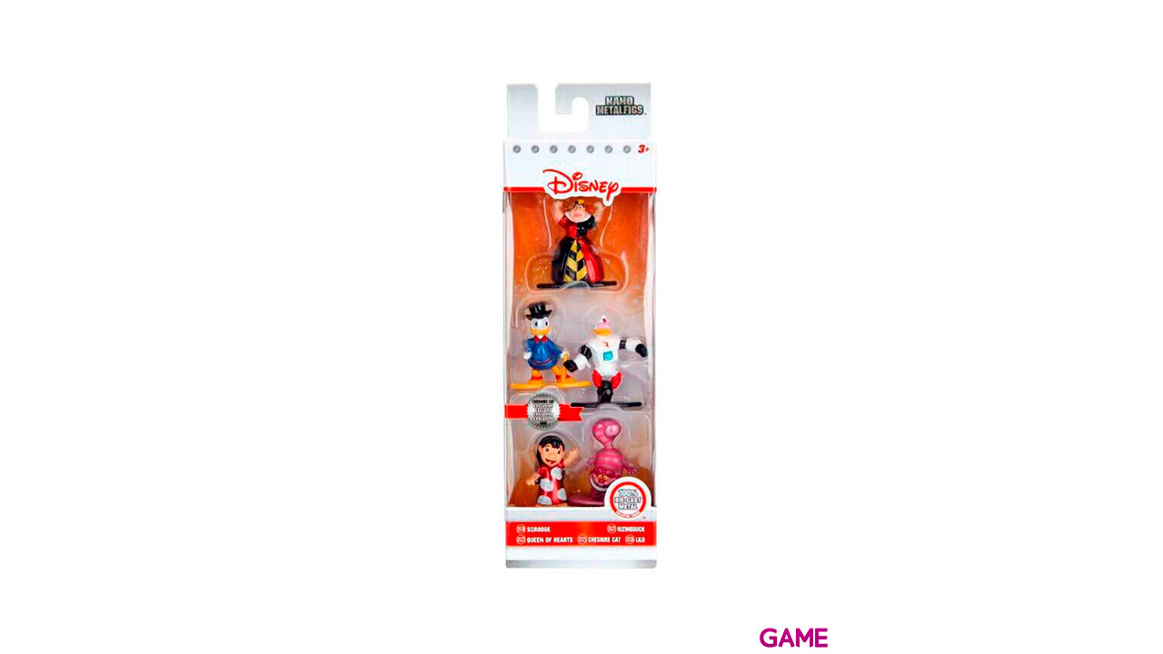 Pack 5 figuras Nano Metalfigs Disney 4cm-0