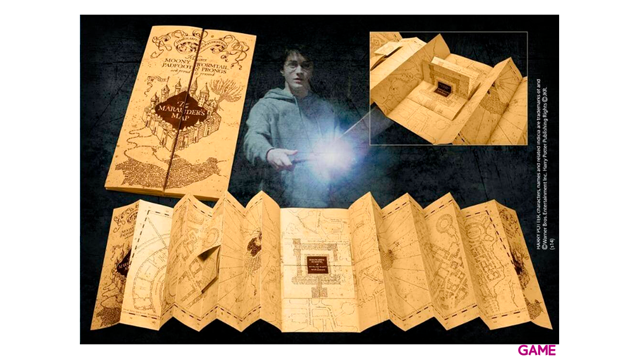 Replica Mapa Merodeador Harry Potter-1