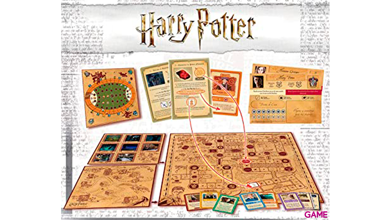 Juego de Mesa Un Año en Hogwarts Harry Potter-1