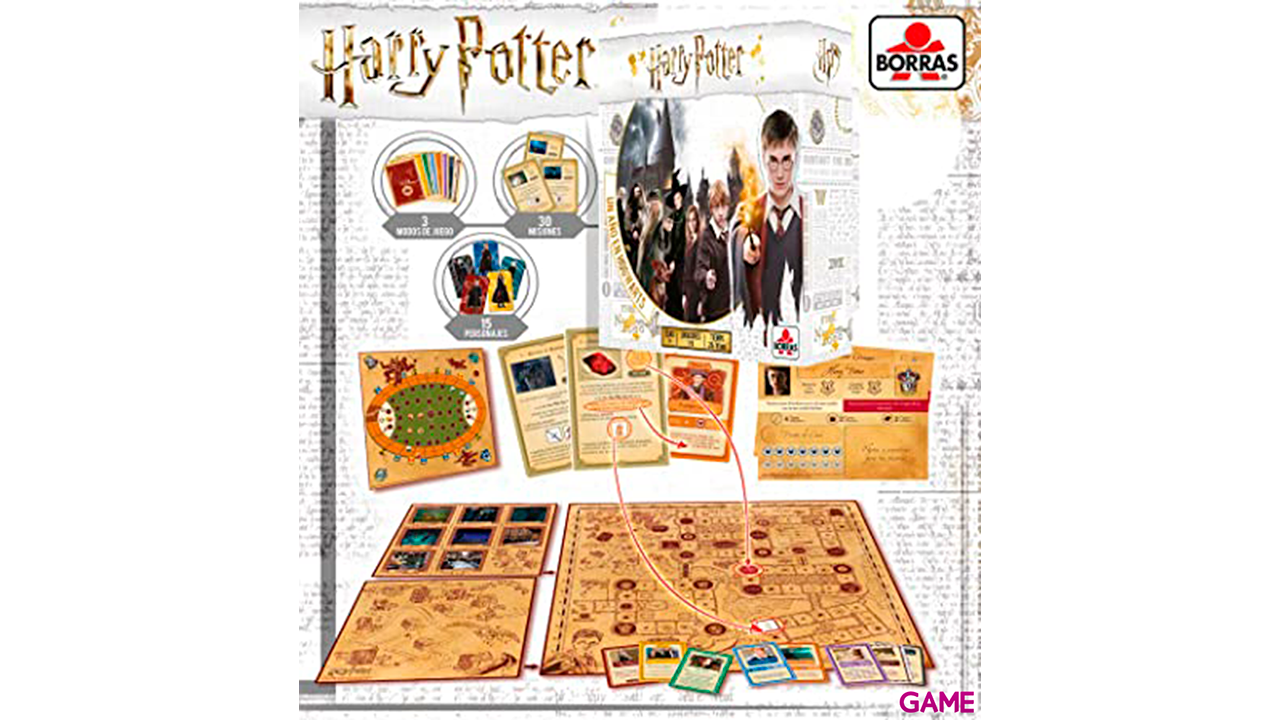 Juego de Mesa Un Año en Hogwarts Harry Potter-3