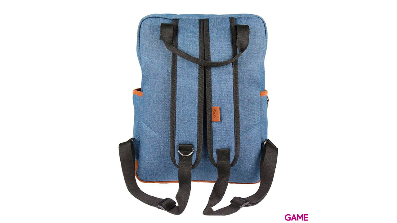 Denim pines y parches 38cm - Mochila-1