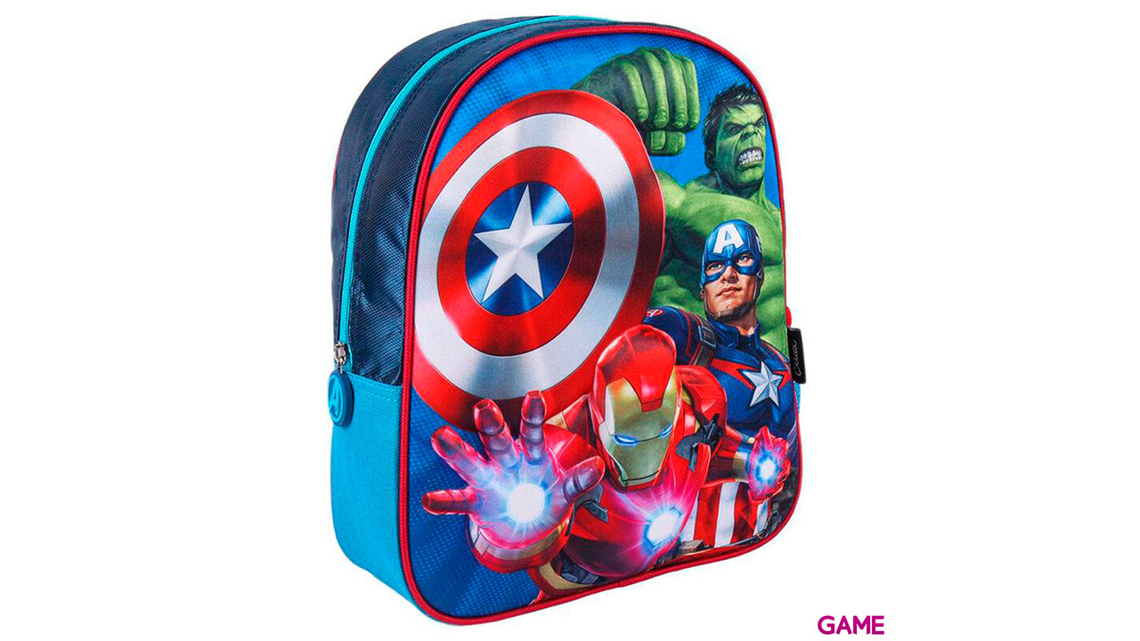 3D Vengadores Avengers Marvel 31cm - Mochila-0