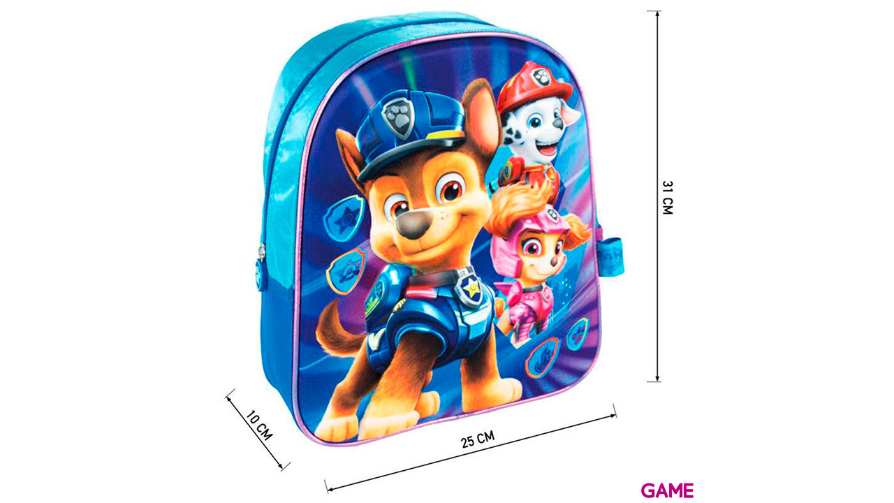 3D Patrulla Canina Paw Patrol 31cm - Mochila-1