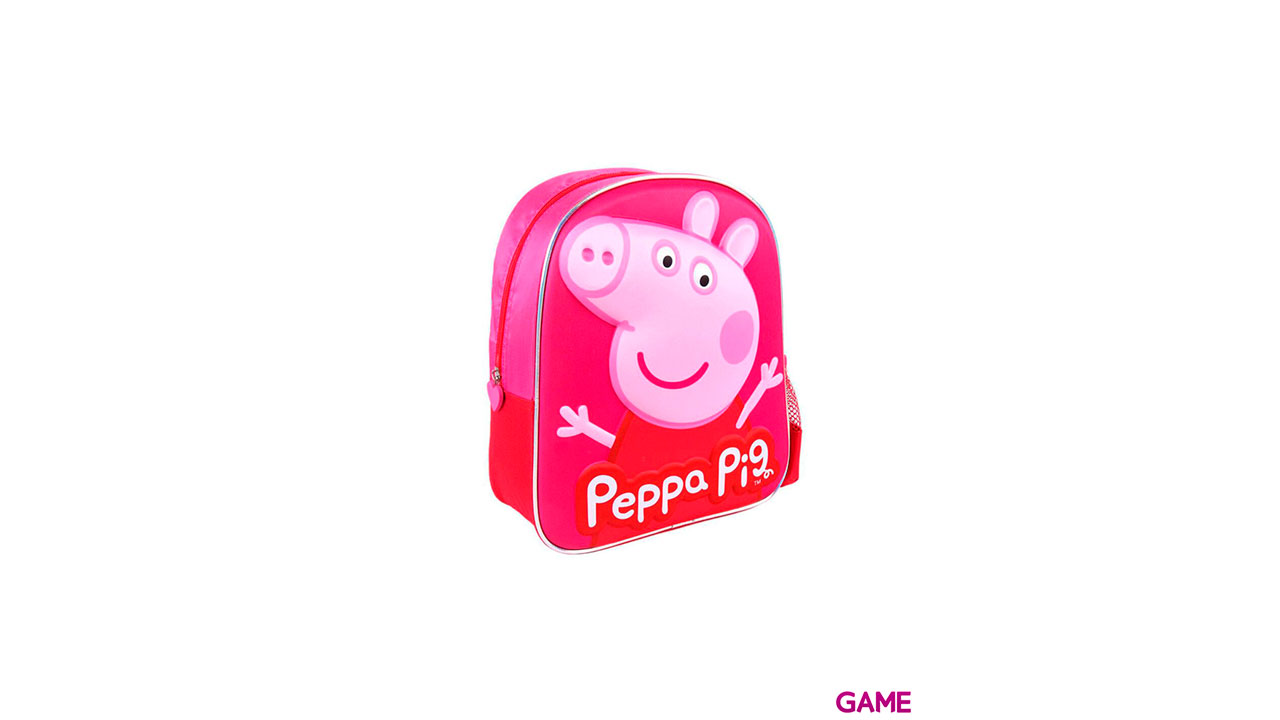 3D Peppa Pig 31cm - Mochila-0