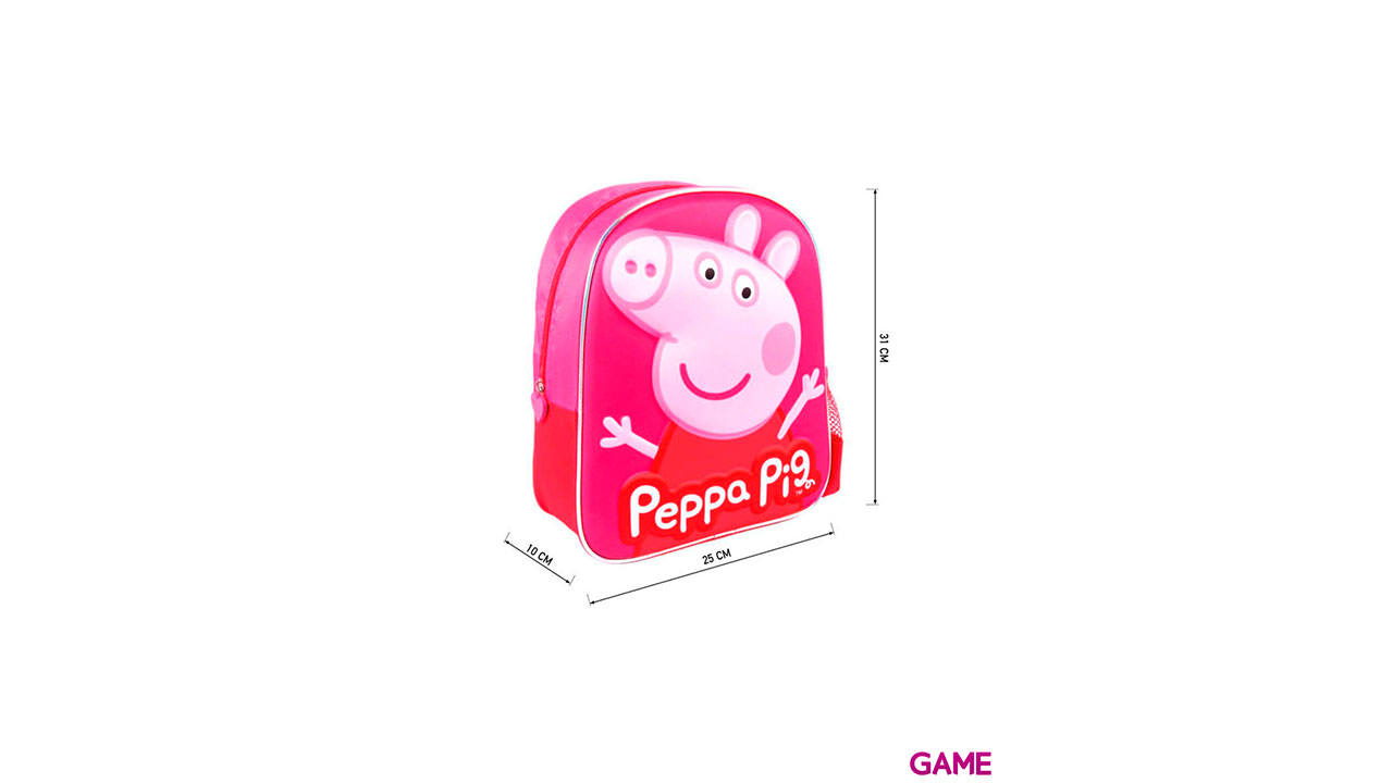 3D Peppa Pig 31cm - Mochila-1