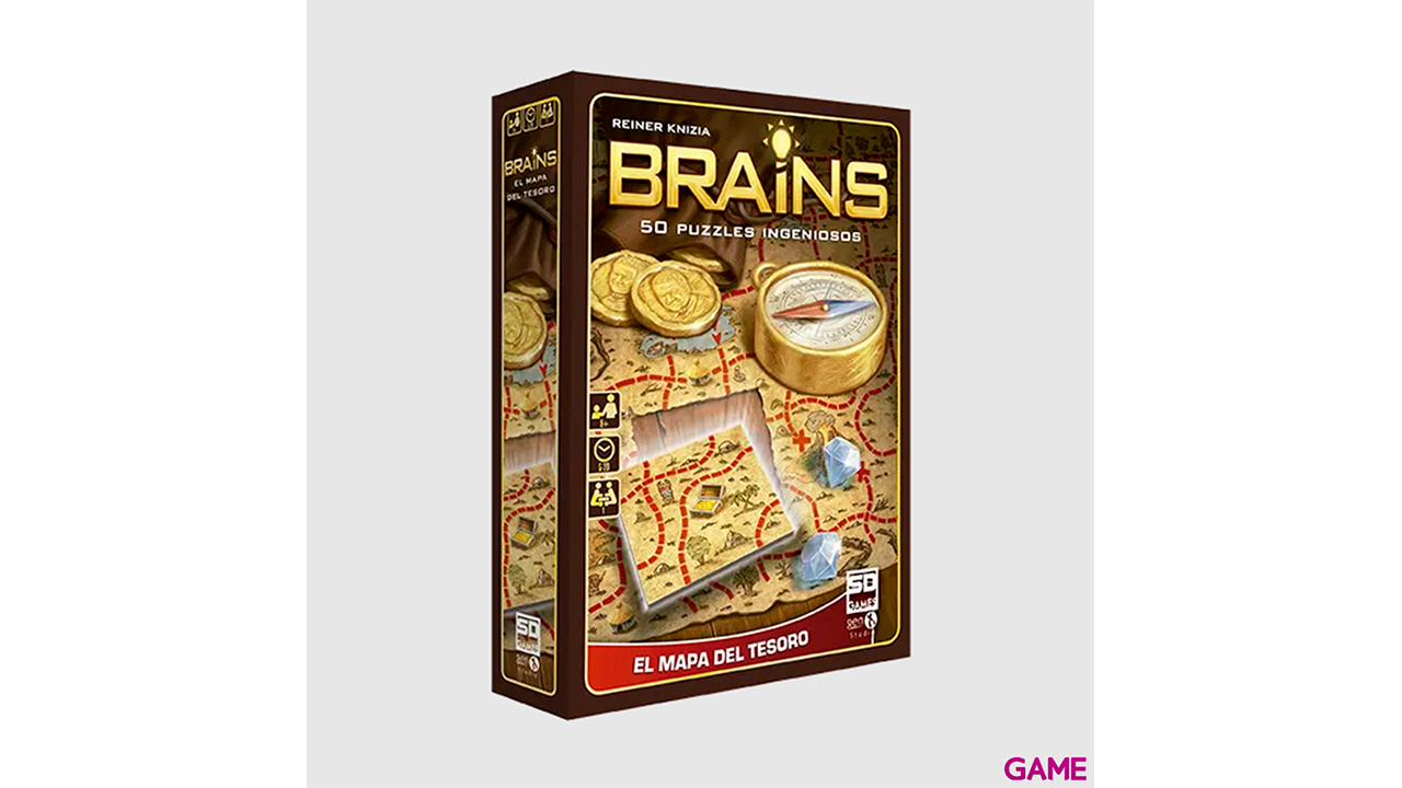 Juego de Mesa BRAINS mapa del tesoro-0
