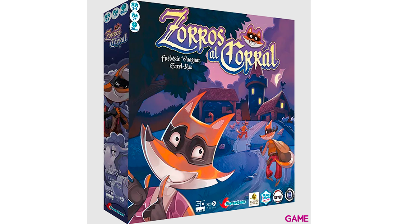 Juego de Mesa Zorros al Corral-0