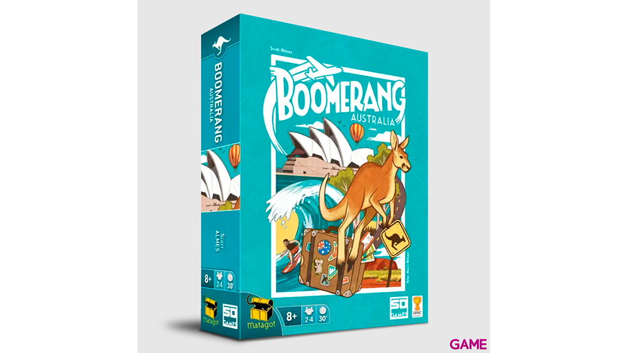 Juego de Mesa Boomerang Australia-0