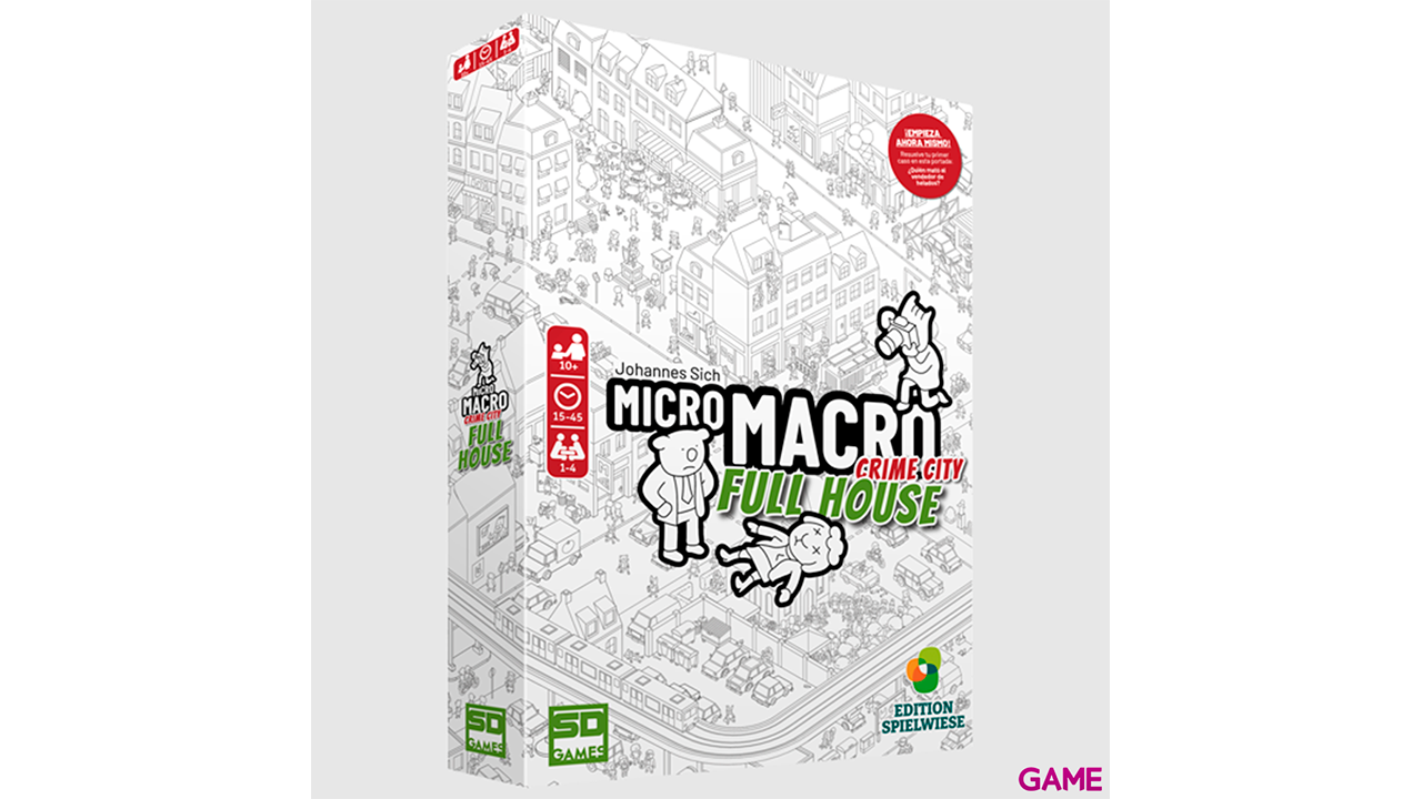Juego de mesa Micro Macro Full house-0