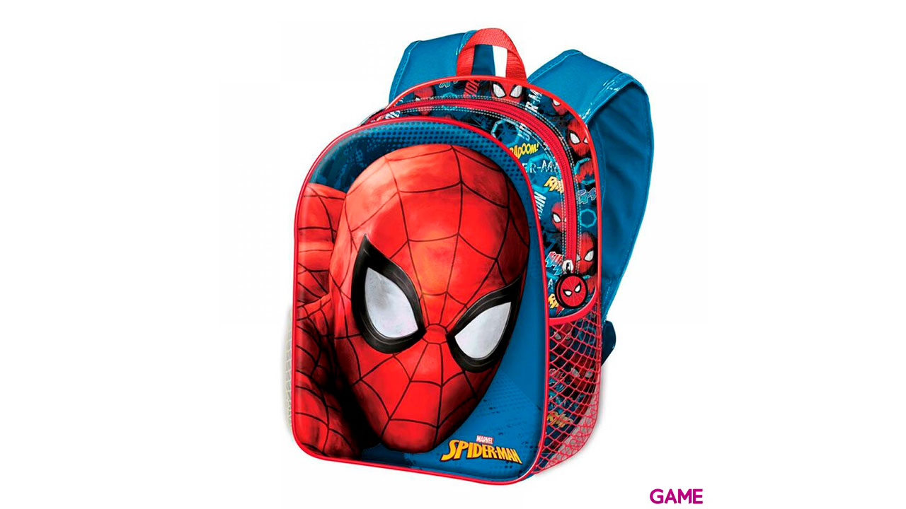 Mochila 3D Mistery Spiderman Marvel 37cm-0