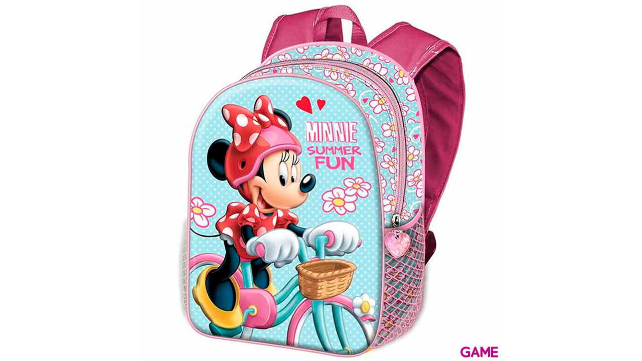 Mochila 3D Bike Minnie Disney 37cm-0