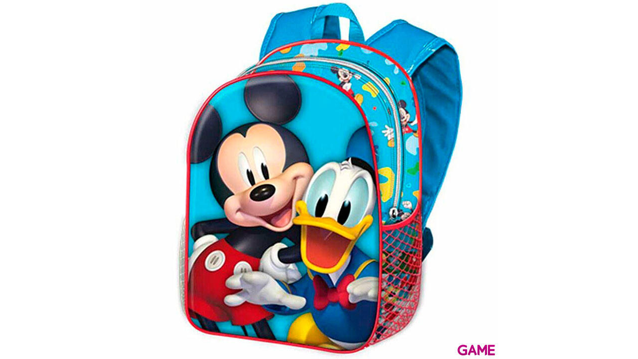 Mochila 3D Cheerful Mickey Disney 37cm-0