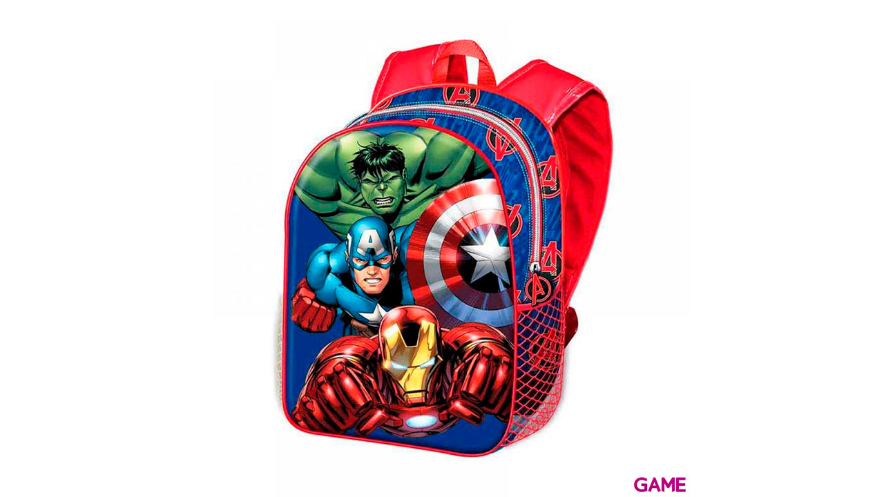 Mochila 3D Go On Vengadores Avengers Marvel 37cm-0