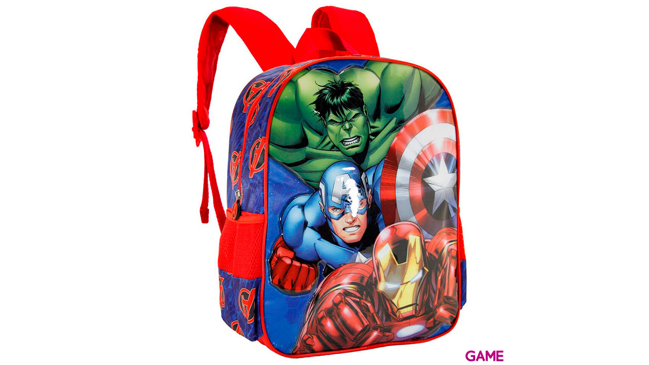 Mochila 3D Go On Vengadores Avengers Marvel 37cm-1
