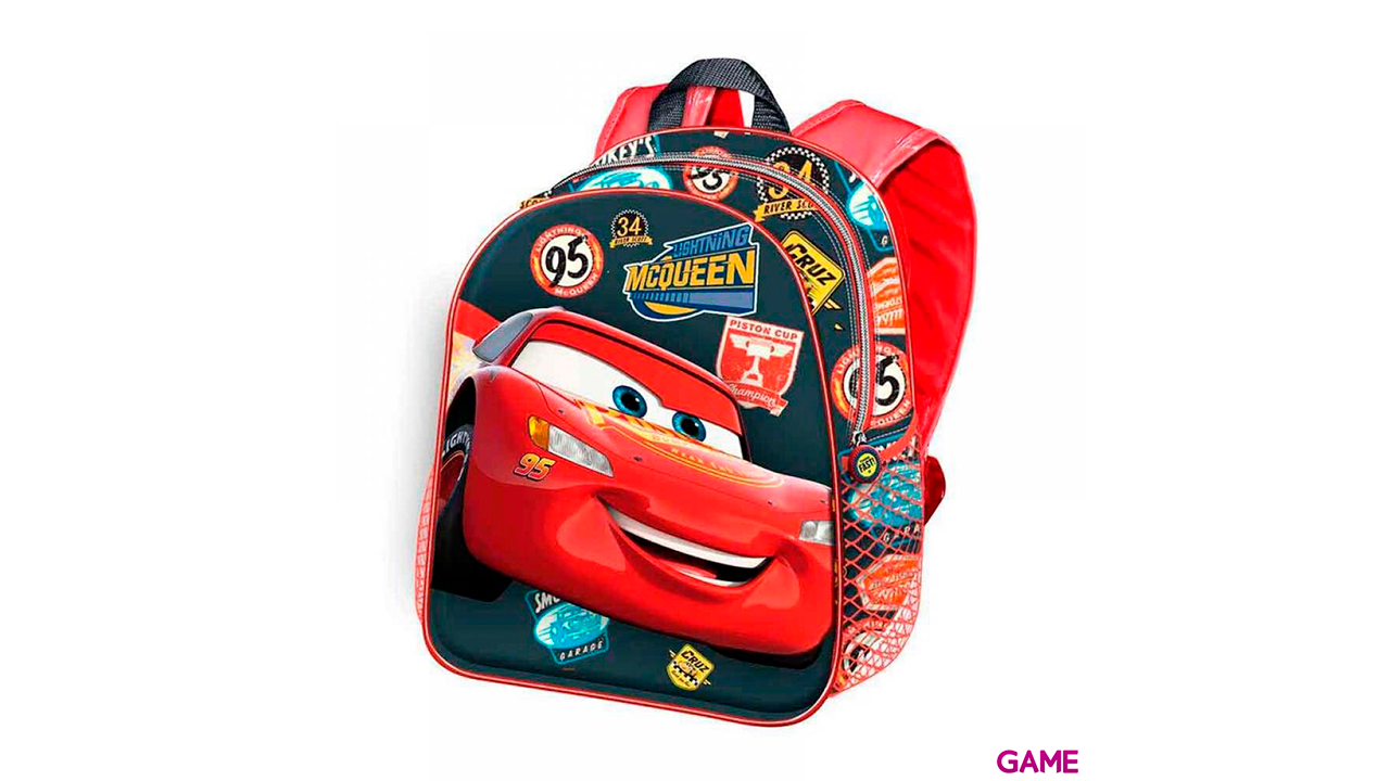 Mochila 3D Winner Cars Disney Pixar 37cm-0