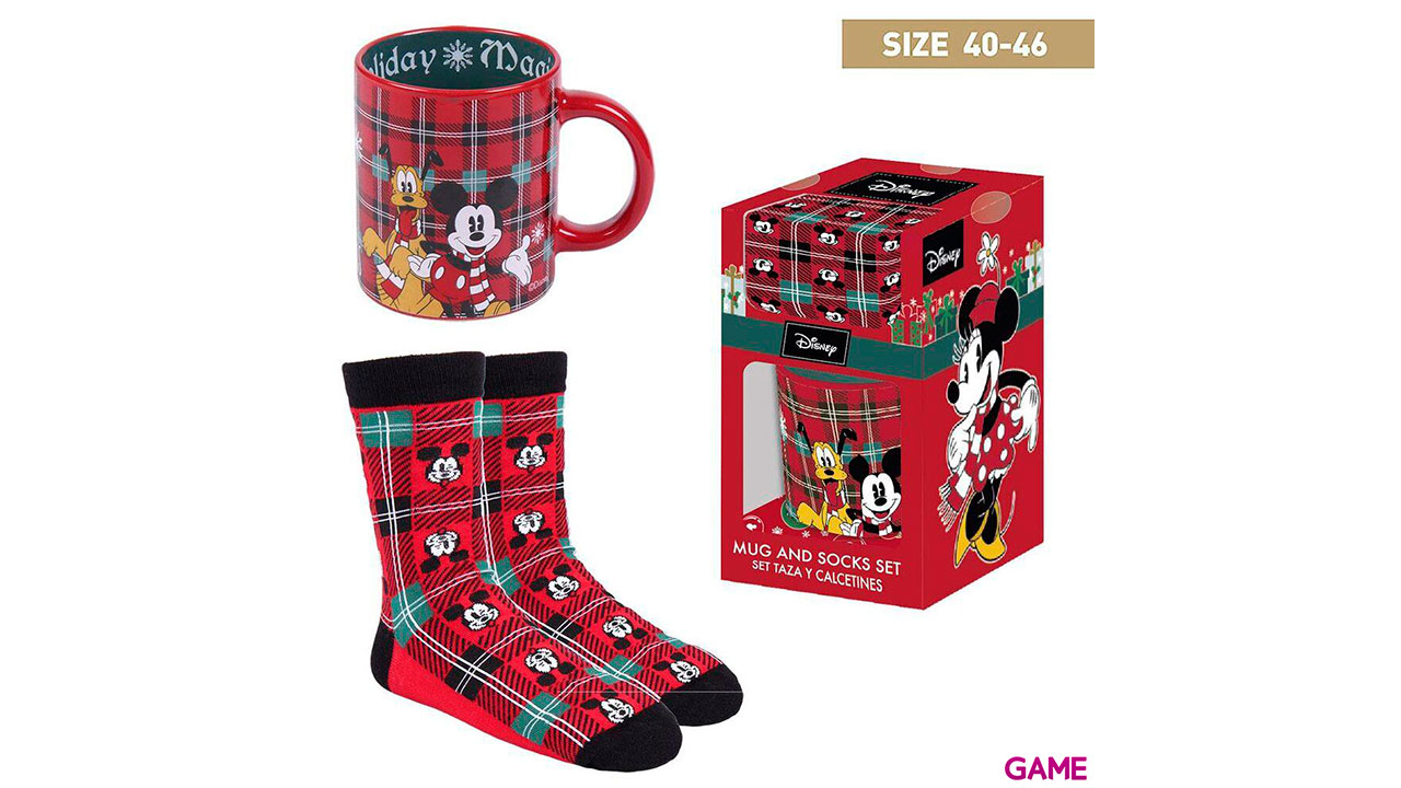 Set calcetines taza Mickey Disney-0