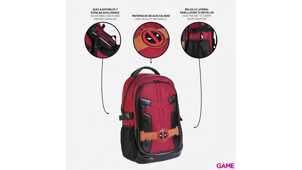 Deadpool Marvel 47cm - Mochila-2