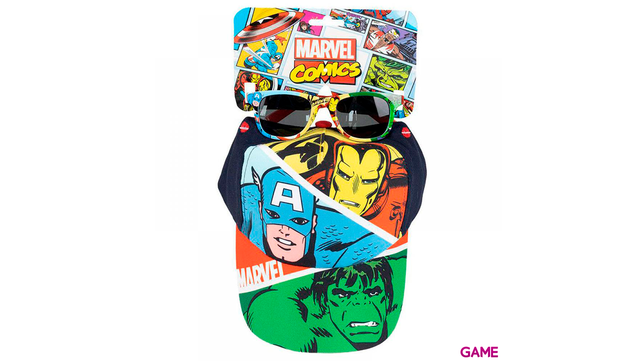 Set gorra gafas sol Vengadores Avengers Marvel-0
