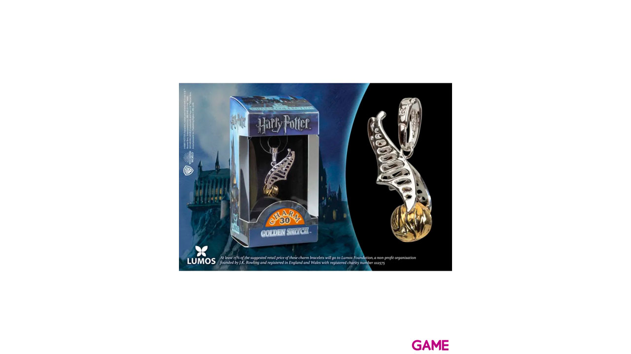 Colgante charm Golden Snitch Harry Potter-1