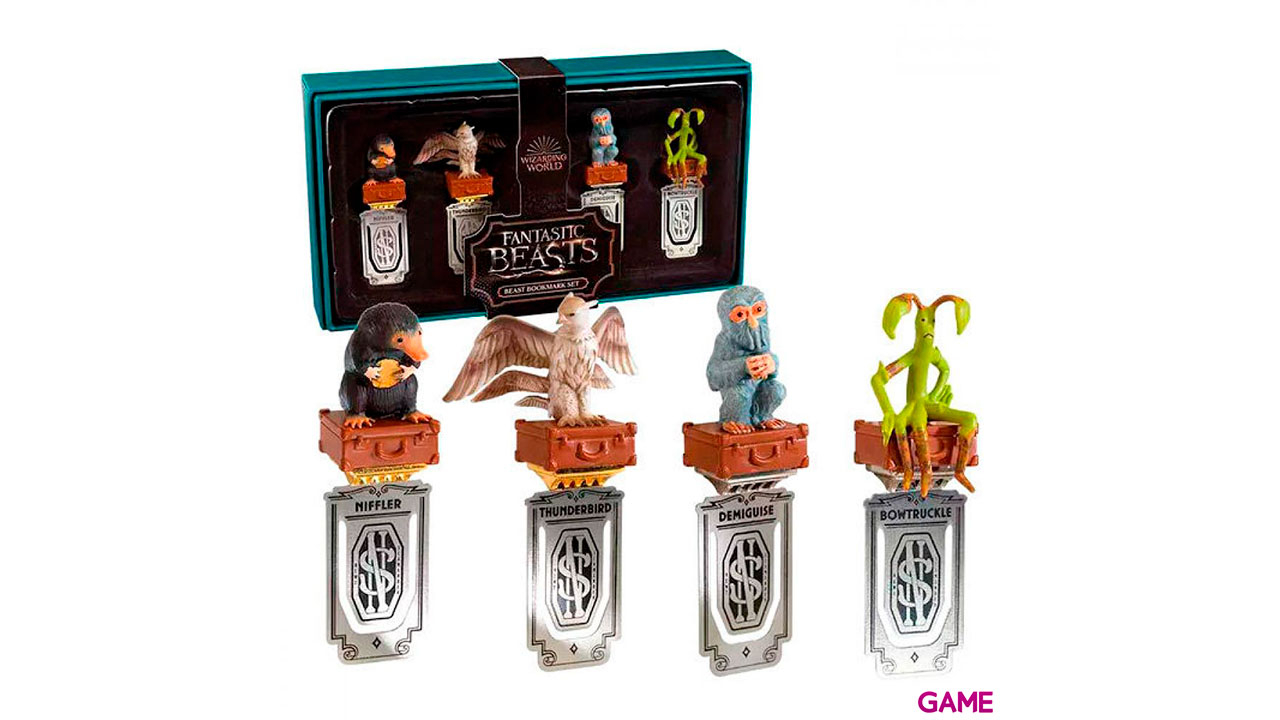 Set 4 marcapaginas Animales Fantasticos-0
