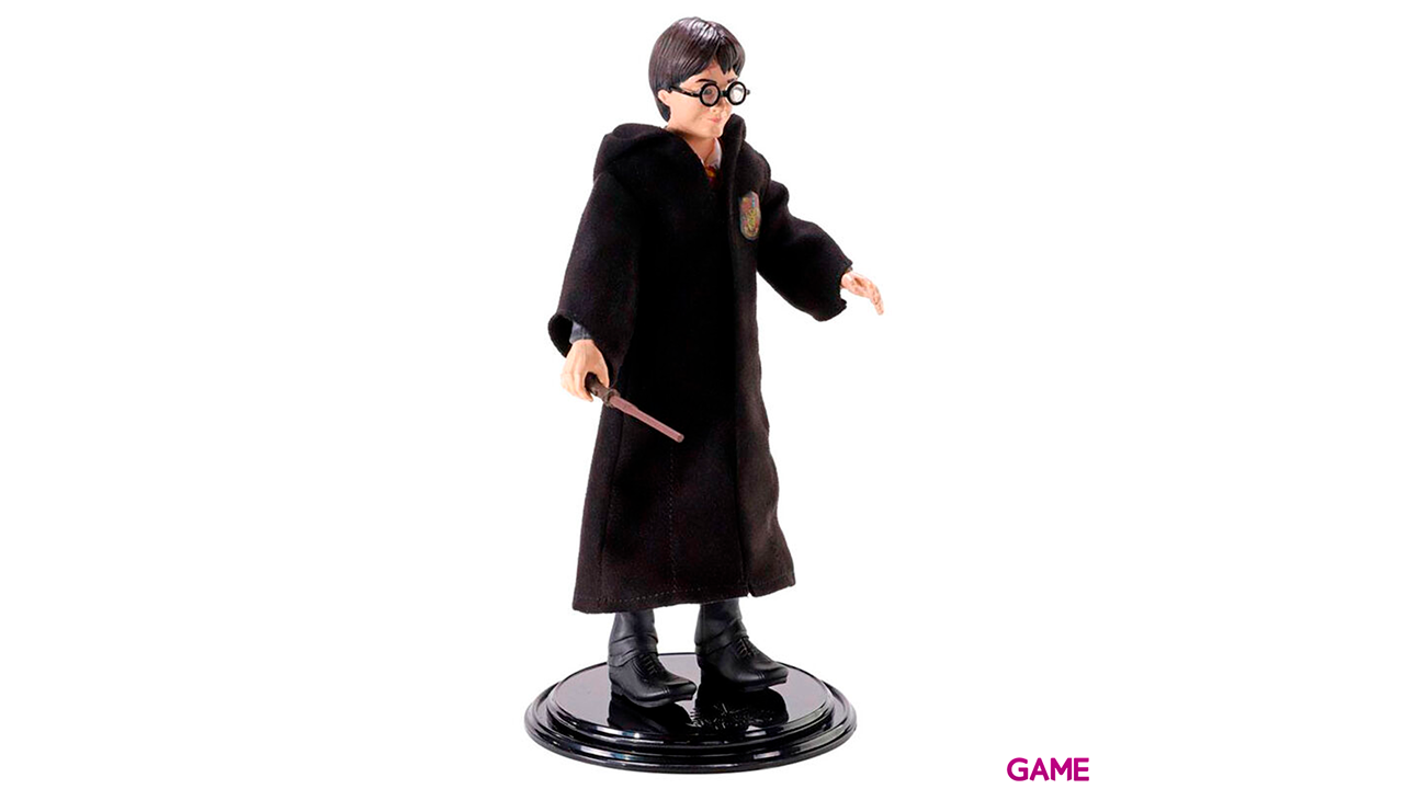 Figura Maleable Bendyfigs Harry con varita Harry Potter 19cm-0