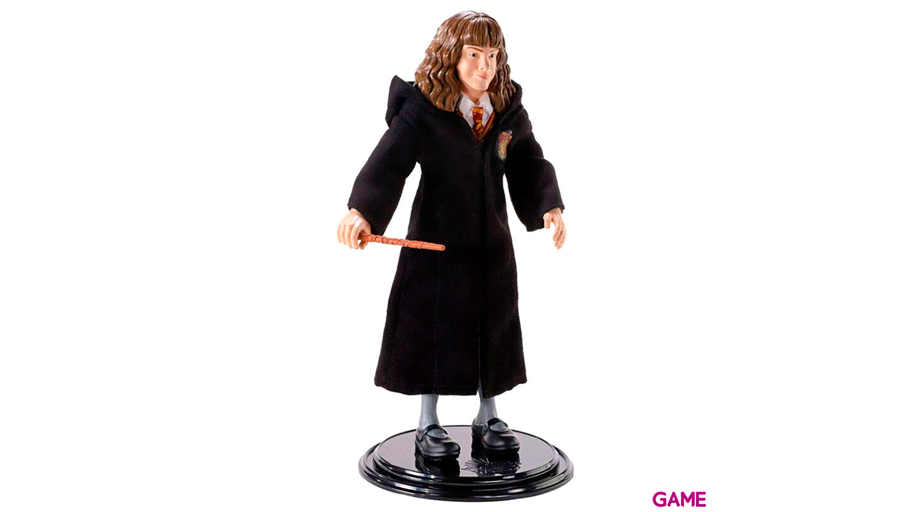 Figura Maleable Bendyfigs Hermione con varita Harry Potter 19cm-0