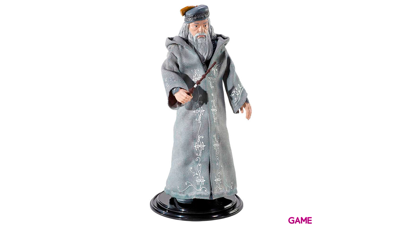Figura Maleable Bendyfigs Dumbledore con varita Harry Potter 19cm-0
