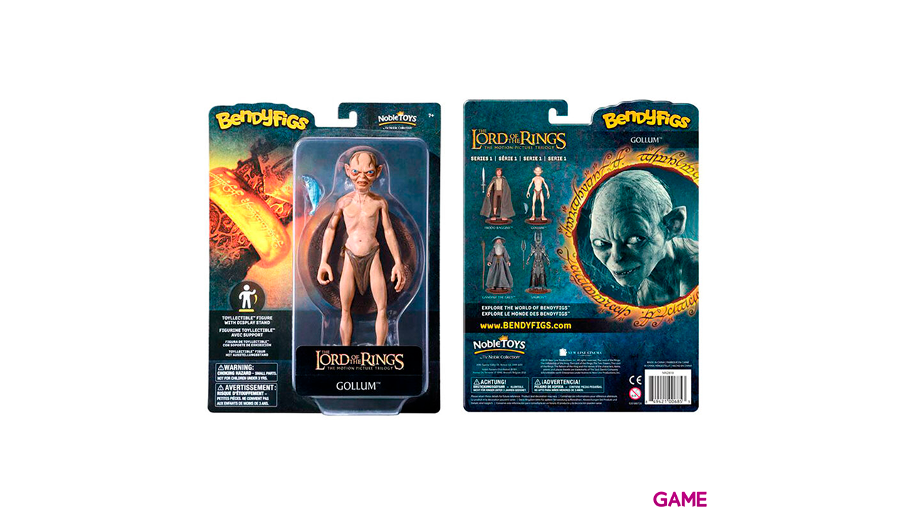 Figura Maleable Bendyfigs Gollum El Señor de los Anillos 19cm-1