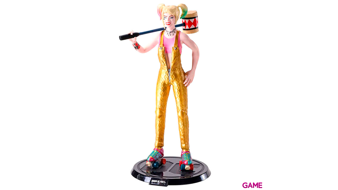 Figura Maleable Bendyfigs Harley Quinn DC Comics 19cm-0