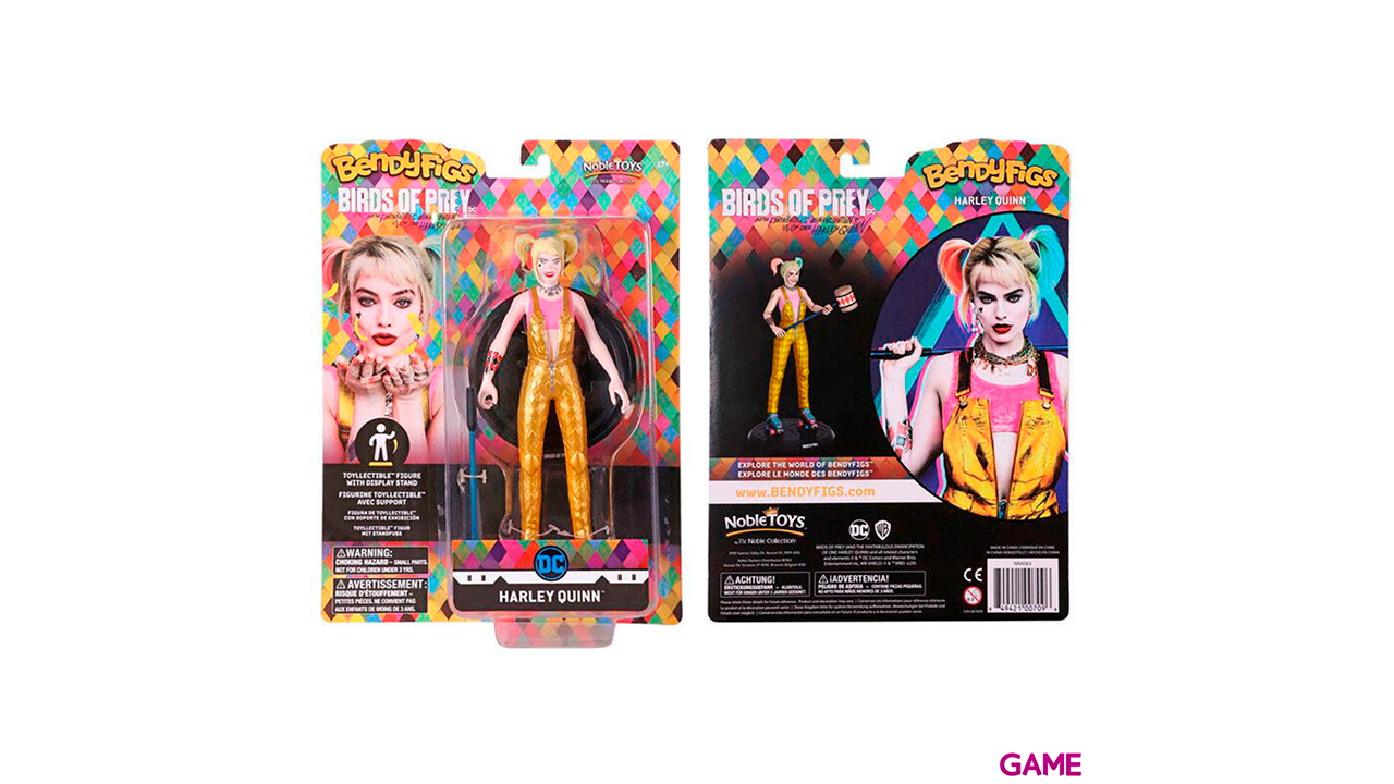 Figura Maleable Bendyfigs Harley Quinn DC Comics 19cm-1