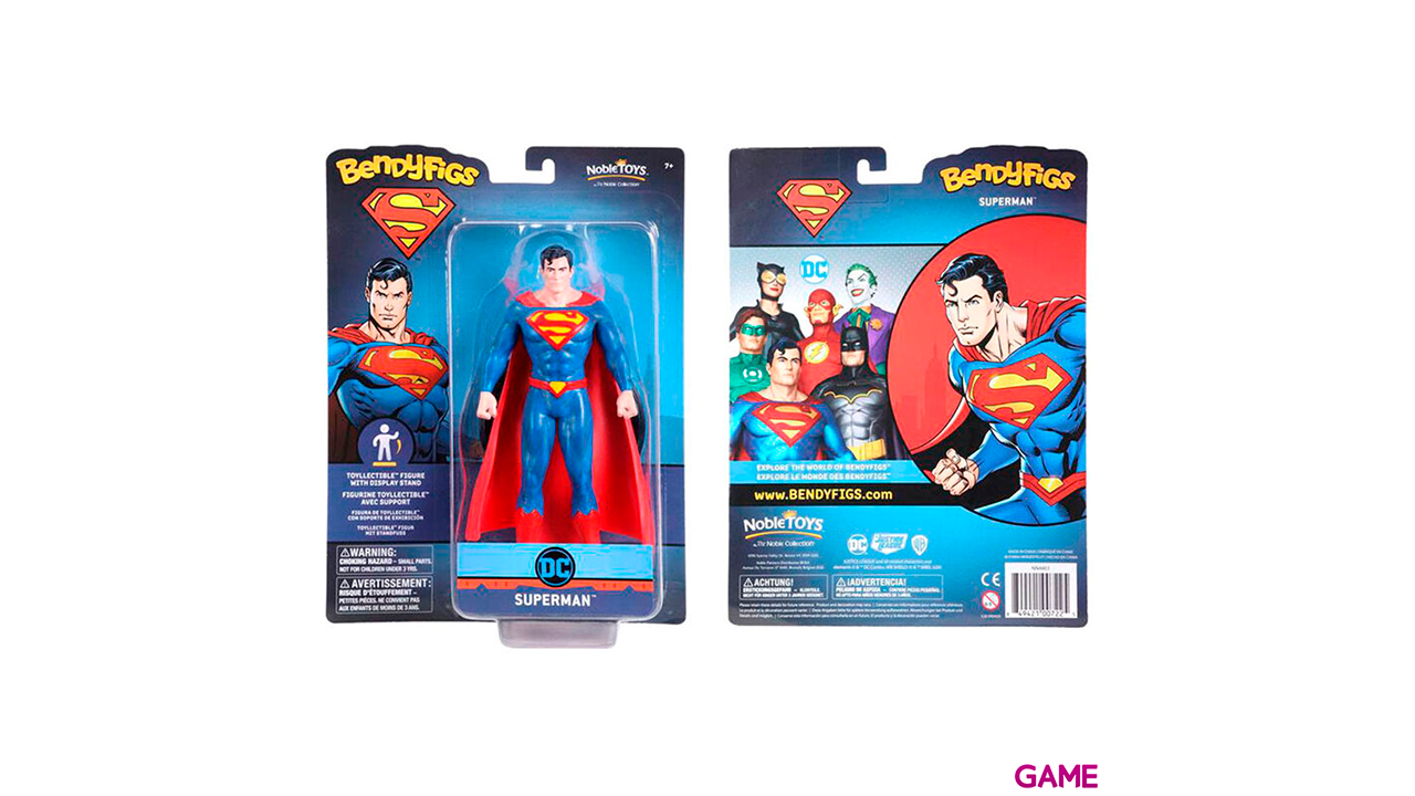 Figura Maleable Bendyfigs Superman DC Comics 19cm-1