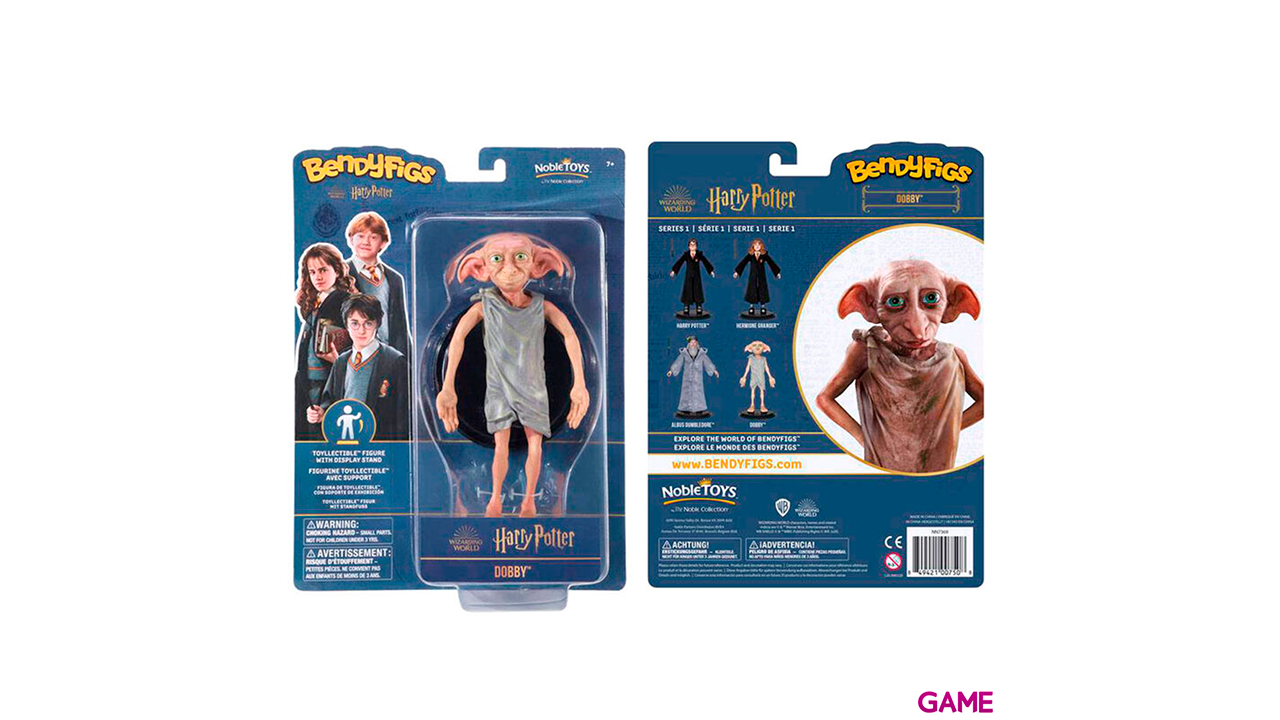 Figura Maleable Bendyfigs Dobby Harry Potter 19cm-1