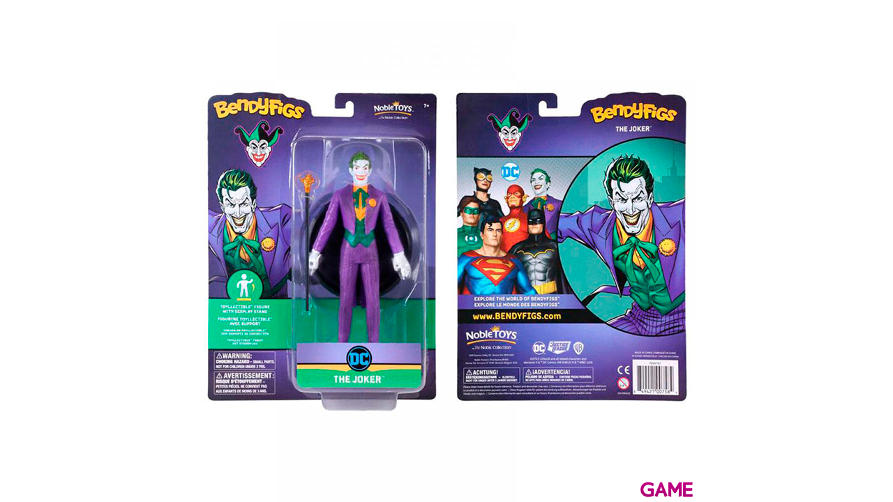 Figura Maleable Bendyfigs Joker DC Comics 19cm-1