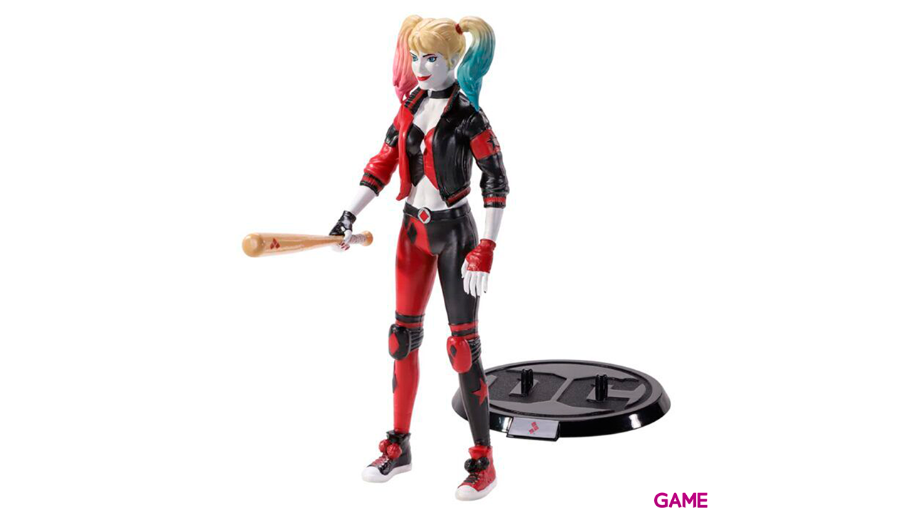 Figura Maleable Bendyfigs Harley Quinn DC Comics 19 cm-0