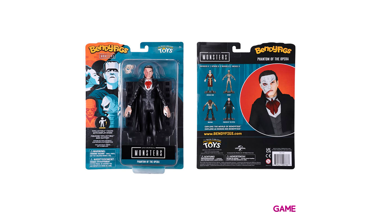Figura Maleable Bendyfigs Phantom Universal Monsters 19 cm-1